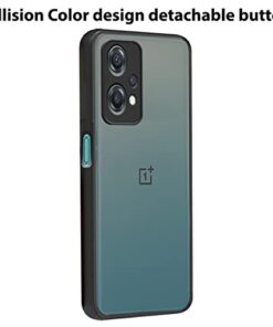 Winble Silicone Back Case Cover For Oneplus Nord Ce 2 Lite 5G Back Cover Slim Camera Protection Shockproof Anti Slip Smoked Back Cover For Oneplus Nord Ce 2 Lite 5GOne Plus Nord Ce 2 Lite 5G Black 0 2