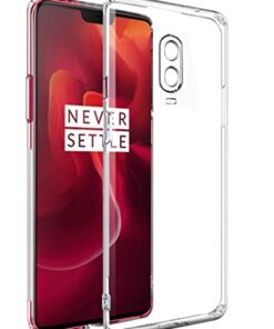 winble OnePlus 6T Back Cover Case Camera Protection Transparent