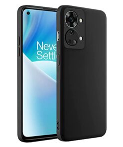 OnePlus Nord 2T 5G Back Cover Case Liquid Silicone (Black)