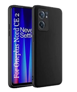 winble OnePlus Nord CE 2 5G Back Cover Case Liquid Silicone (Black)