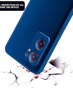 Winble Silicone Back Cover for OnePlus Nord CE 2 5G Back Cover Camera Protection Soft Silicon Protective Back Cover Designed for OnePlus Nord CE 2 5GOne Plus Nord CE 2 5G Blue 0 0