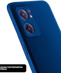 Winble Silicone Back Cover for OnePlus Nord CE 2 5G Back Cover Camera Protection Soft Silicon Protective Back Cover Designed for OnePlus Nord CE 2 5GOne Plus Nord CE 2 5G Blue 0 2