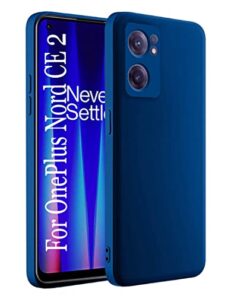 winble OnePlus Nord CE 2 5G Back Cover Case Liquid Silicone (Blue)