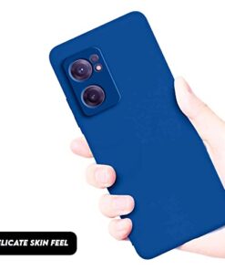 Winble Silicone Back Cover for OnePlus Nord CE 2 5G Back Cover Camera Protection Soft Silicon Protective Back Cover Designed for OnePlus Nord CE 2 5GOne Plus Nord CE 2 5G Blue 0 3