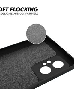 Winble Silicone Back Cover for OnePlus Nord CE 2 Lite 5G Camera Protection Soft Silicon Protective Back Cover Case for OnePlus Nord CE 2 Lite 5GOne Plus Nord CE 2 Lite 5G Black 0 1