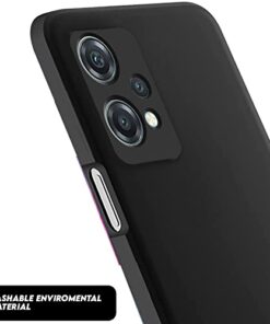 Winble Silicone Back Cover for OnePlus Nord CE 2 Lite 5G Camera Protection Soft Silicon Protective Back Cover Case for OnePlus Nord CE 2 Lite 5GOne Plus Nord CE 2 Lite 5G Black 0 2