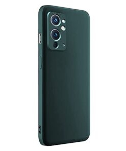 Winble Silicone Camera Protection Soft Protective Back Cover for OnePlus 9RT 5G Green 0 3