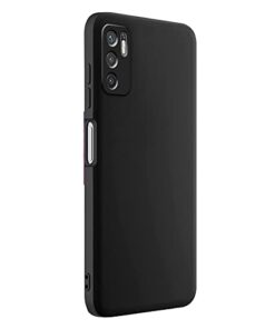 Winble Silicone Camera Protection Soft Protective Back Cover for Redmi Note 10T 5G Poco M3 Pro 5G Black 0 2