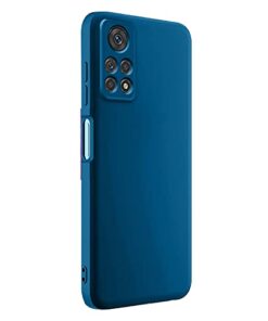Winble Silicone Camera Protection Soft Protective Back Cover for Redmi Note 11 Redmi Note 11S Blue 0 2