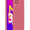 Winble Silicone Camera Protection Soft Protective Back Cover for Samsung Galaxy M32 Red 0