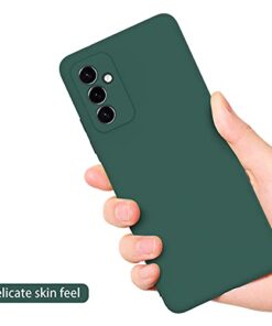 Winble Silicone Camera Protection Soft Protective Back Cover for Samsung Galaxy M52 5G Green 0 0