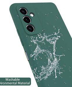 Winble Silicone Camera Protection Soft Protective Back Cover for Samsung Galaxy M52 5G Green 0 2