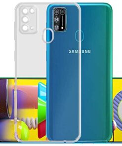 winble Samsung Galaxy M31 Prime / F41 / M31 Back Cover Case Camera Protection Transparent