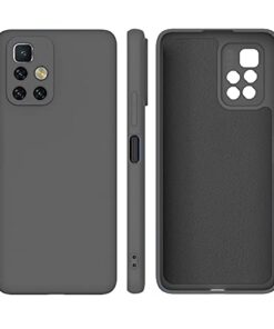 Winble Soft Silicone Camera Protection Protective Back Cover for Mi Redmi 10 Prime Black 0 1