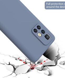 Winble Soft Silicone Camera Protection Protective Back Cover for Mi Redmi 10 Prime Blue 0 0