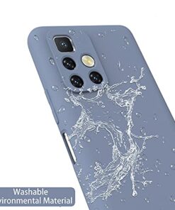 Winble Soft Silicone Camera Protection Protective Back Cover for Mi Redmi 10 Prime Blue 0 1