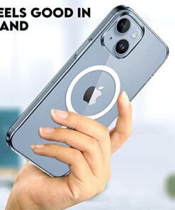 Winble TPU Magnetic Back Cover For Iphone 14 Case Cover Anti Fall Clear Non Yellow Protective Clear Shockproof Compatible With Magsafe Case For Iphone 14 0 3