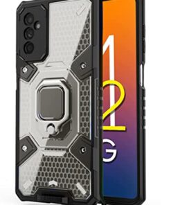 winble Samsung Galaxy M52 5G Back Cover Armor with Ring Holder