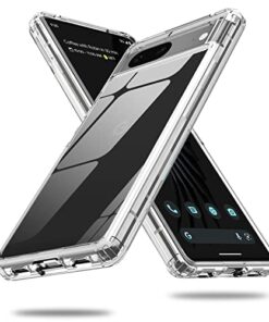 winble Google Pixel 7 Back Cover Case Crystal Clear Hard TPU