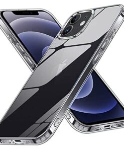 winble iPhone 12 Mini Back Cover Case Crystal Clear Hard TPU