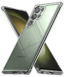 winble Samsung Galaxy S23 Ultra 5G Back Cover Case Crystal Clear Hard TPU
