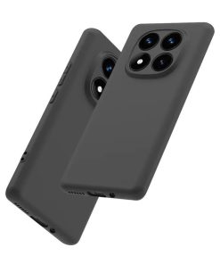 Winble Back Cover Case for Mi Redmi Note 14 ProPoco X7 5G Back Cover Camera Protuction Bumper Soft Flexible Ultra Slim Matte Finish Silicon Back Cover for Mi Redmi Note 14 Pro 5G Black 0 3