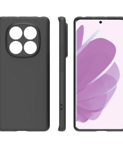 Winble Back Cover Case for Mi Redmi Note 14 ProPoco X7 5G Back Cover Camera Protuction Bumper Soft Flexible Ultra Slim Matte Finish Silicon Back Cover for Mi Redmi Note 14 Pro 5G Black 0 4